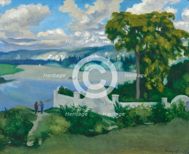 La Seine près da la Roche-Guyon, 1893. Creator: Louis Anquetin.