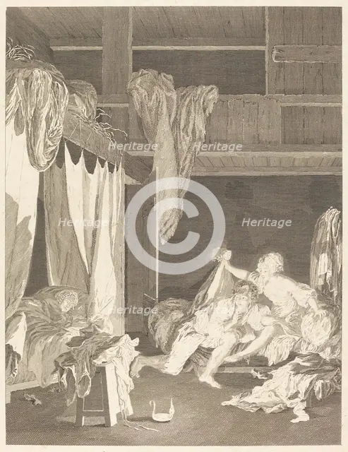 La Sentinelle en défaut, 1771. Creator: Nicolas Delaunay.