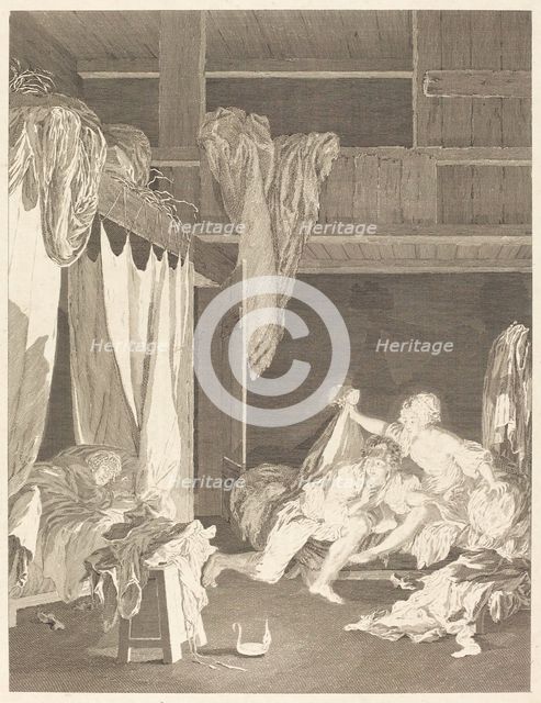 La Sentinelle en défaut, 1771. Creator: Nicolas Delaunay.