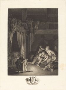 La Sentinelle en défaut, 1771. Creator: Nicolas Delaunay