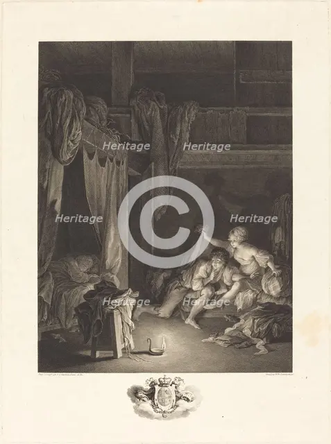 La Sentinelle en défaut, 1771. Creator: Nicolas Delaunay.