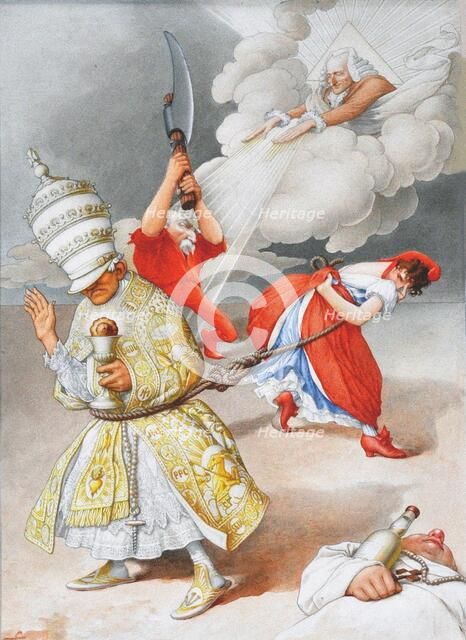 La Séparation des Églises et de l'État (Separation of the Churches and the State), 1905. Creator: Anonymous.