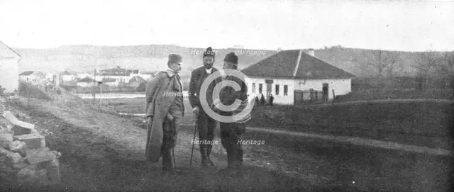 'La Serbie Victorieuse; Le voivode Mitchich, entrant vainqueur dans son village natal', 1914 Creator: Unknown.
