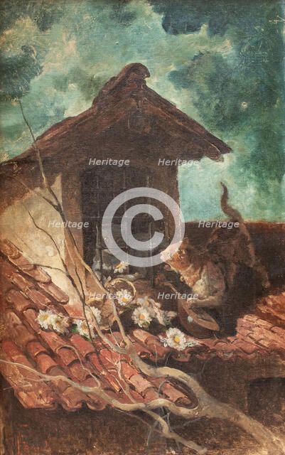 La serenata. Creator: Faccioli, Raffaele (1845-1916).