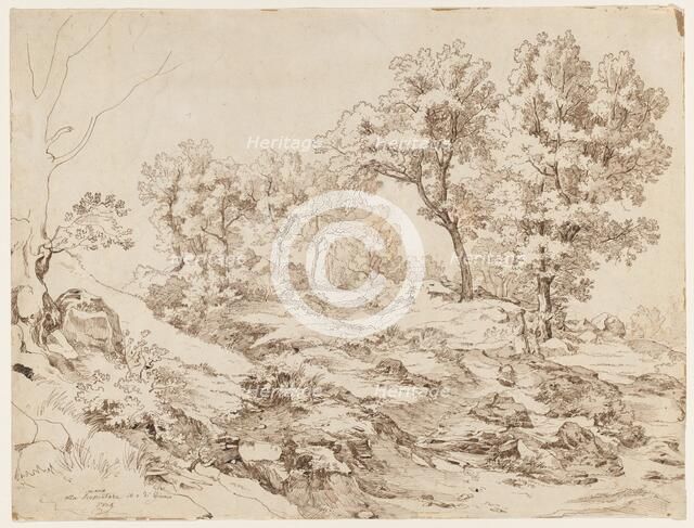 La Serpentara near Olevano, 1829. Creator: Friedrich Preller (German, 1804-1878).