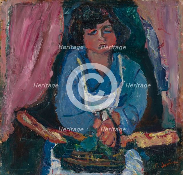 La servante en bleu, ca 1934.