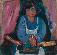 La servante en bleu, ca 1934