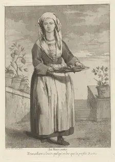 La Servante (The Servant), 1775. Creator: Giovanni David