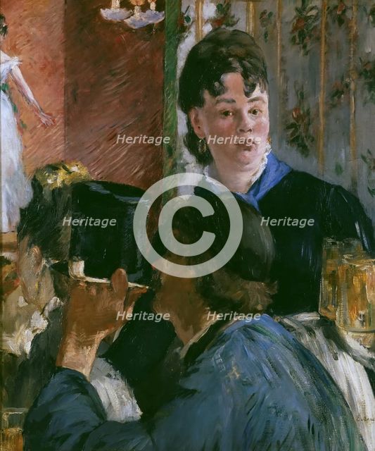 La Serveuse de bocks (The Waitress), 1878-1879. Creator: Manet, Édouard (1832-1883).