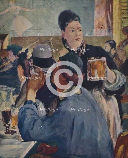 'La Serveuse De Bocks', ('The Waitress'), 1879, (1937). Creator: Edouard Manet.