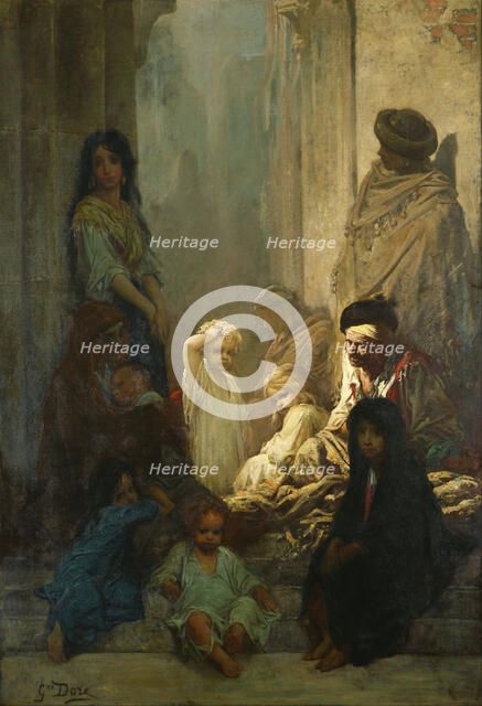 La Siesta, Memory of Spain, c. 1868. Artist: Doré, Gustave (1832-1883)
