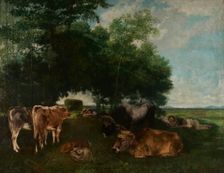 La sieste pendant la saison des foins, between 1867 and 1868. Creator: Gustave Courbet