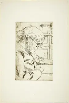 La Signora Sacchi, 1907. Creator: Umberto Boccioni