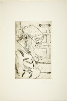 La Signora Sacchi, 1907. Creator: Umberto Boccioni
