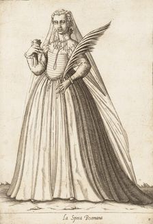 La Sposa Romana (Bride), ca. 1580. Creator: Attributed to Pietro Bertelli