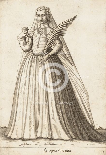 La Sposa Romana (Bride), ca. 1580. Creator: Attributed to Pietro Bertelli.
