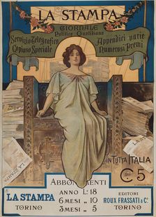 La Stampa, 1898. Creator: Carpanetto, Giovanni Battista (1863-1928)