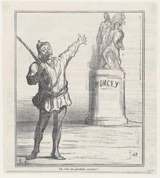 La suite au prochain numéro!, 1870. Creator: Honore Daumier