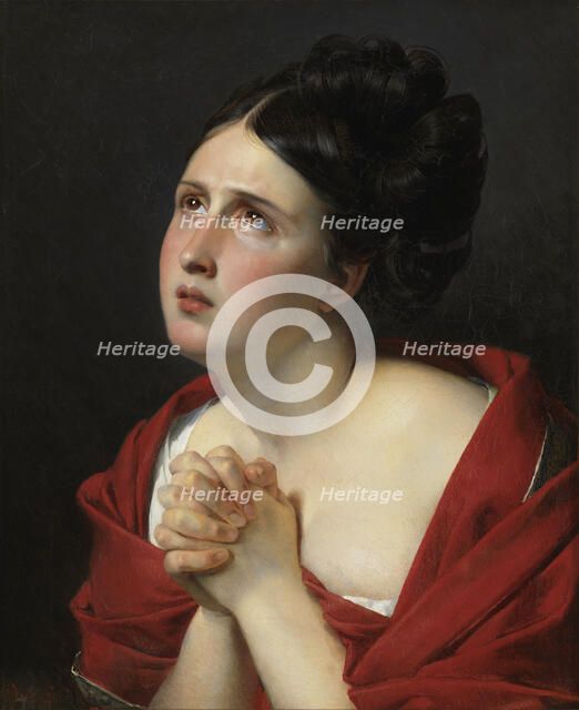 La Suppliante, 1829. Creator: Claude-Marie Dubufe.