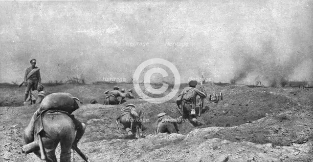 'La Supreme Offensive Russe; Le 1st juillet 1917, a 'Ouest de Tarnopol, au nord du secteur..., 1917. Creator: Unknown.