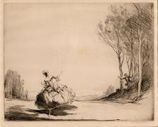 La Surprise, c1891-1921. Creator: Claude Allin Shepperson