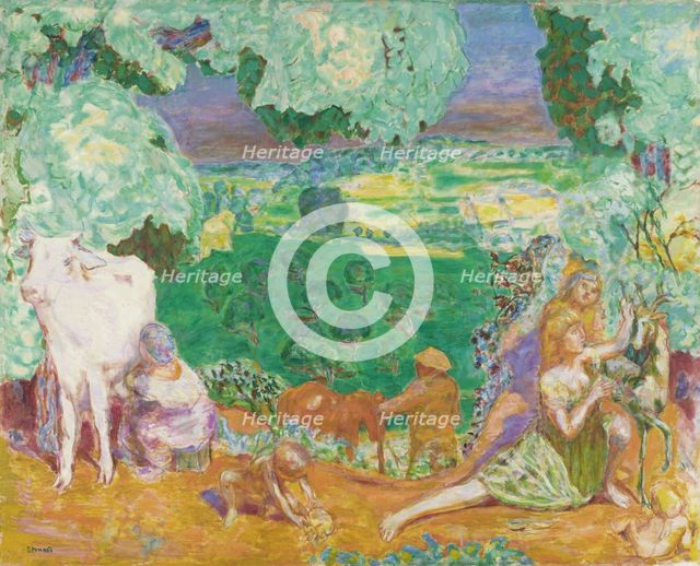 La Symphonie pastorale (Landscape), 1916-1920. Artist: Bonnard, Pierre (1867-1947)