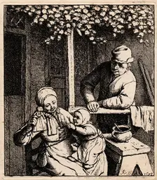 La Poupée Demandée, 1678. Creator: Adriaen van Ostade