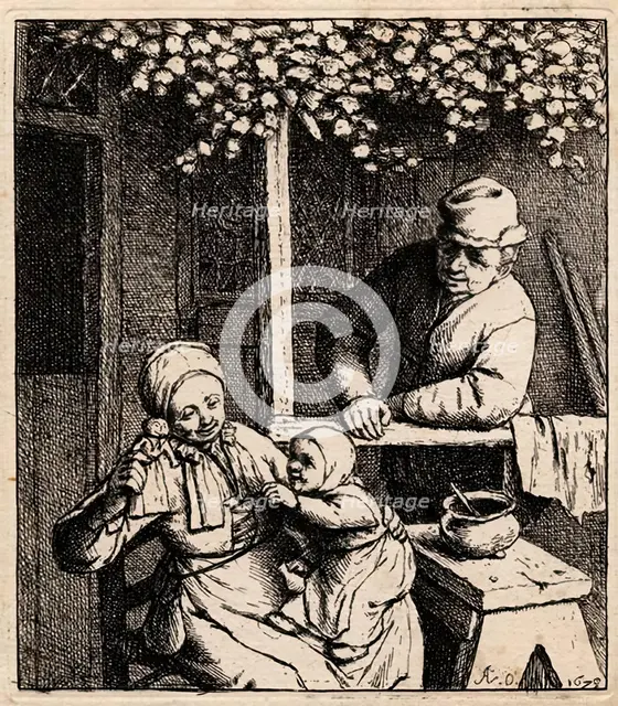 La Poupée Demandée, 1678. Creator: Adriaen van Ostade.