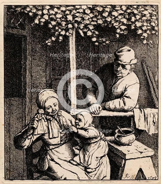 La Poupée Demandée, 1678. Creator: Adriaen van Ostade.