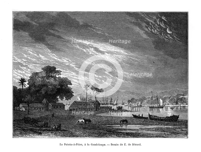 La Pointe-a-Pitre, Guadeloupe, 19th century. Artist: E de Berard