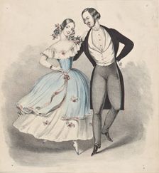 La polka, 1840s