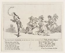 La politesse Françoise, or The English Ladies Petition to His Excellency the Mushro..., May 4, 1789. Creator: Thomas Rowlandson