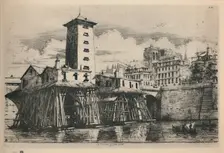 La Pompe Notre-Dame (9th State, 6 3/4 x 9 7/8 Inches) 1852, (1927). Artist: Charles Meryon