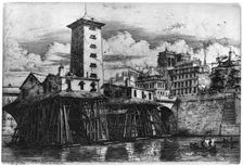 La Pompe Notre-Dame c1841-1868 (1924). Artist: Charles Meryon
