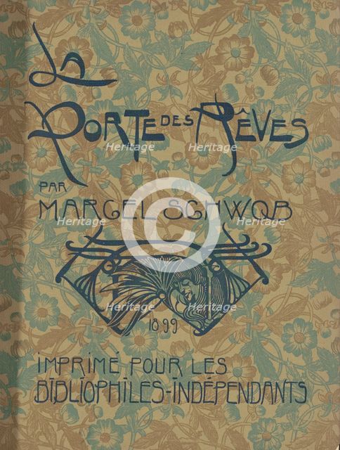 La Porte des Rêves, 1899. Creators: Georges de Feure, Marcel Schwob.