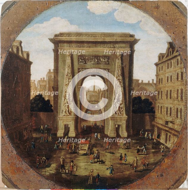 La porte Saint-Denis, c1680. Creator: Ecole Francaise.
