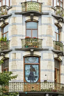 La Porteuse d'Eau, Saint-Gilles, Brussels, Belgium, (1904), c2014-c2017. Artist: Alan John Ainsworth