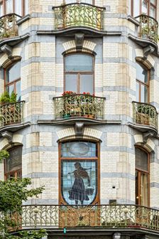 La Porteuse d'Eau, Saint-Gilles, Brussels, Belgium, (1904), c2014-c2017. Artist: Alan John Ainsworth