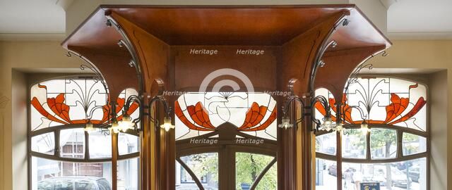 La Porteuse d'Eau, Saint-Gilles, Brussels, Belgium, (1904), c2014-c2017. Artist: Alan John Ainsworth.