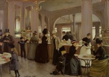 La pâtisserie Gloppe, Champs Elysees, 1889. Creator: Béraud, Jean (1849-1936)
