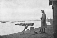 La Paix Victorieuse; La Garde au Rhin: Janvier 1919, mitrailleur du 28e d'infanterie..., 1919. Creator: Unknown