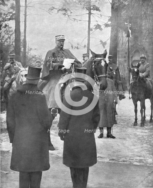'La Paix Victorieuse; Sur la rive droite du Rhin: l'occupation de Kehl, le 30 janvier 1919..., 1919. Creator: Unknown.