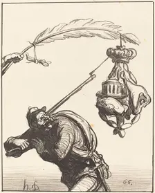 La paix à tout prix, 1870. Creator: Honore Daumier