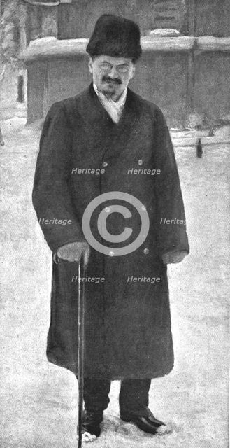 'La paix des Bolcheviks; Trotzky a Brest-Litovsk', 1918. Creator: Unknown.