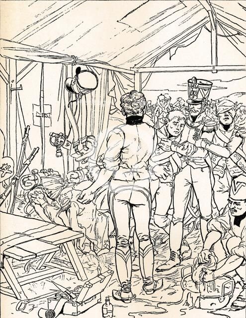 'La Panacee au Capitaine Hauteroche', c1900. Artist: Eugene Courboin.