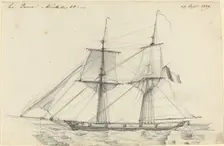 La Panne, 1839. Creator: Charles Meryon