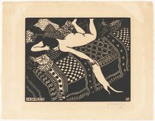 La paresse (Laziness), 1896. Creator: Félix Vallotton