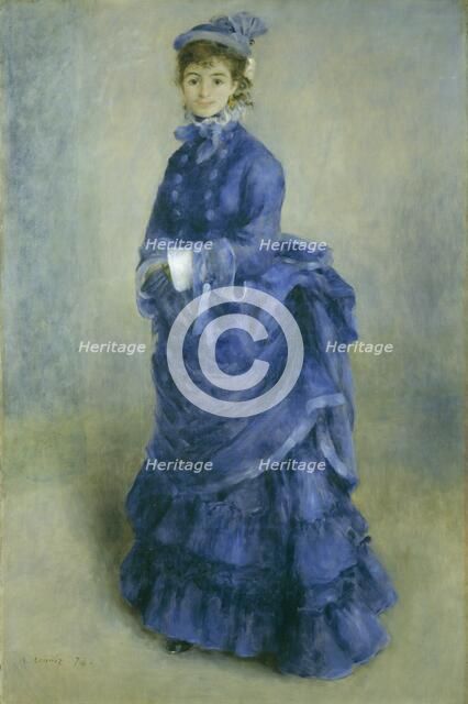 'La Parisienne', 1874. Artist: Pierre-Auguste Renoir.