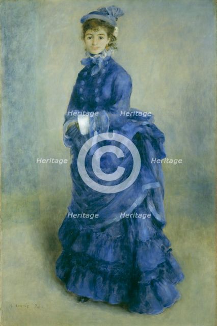 'La Parisienne', 1874. Creator: Pierre-Auguste Renoir.