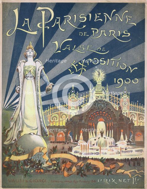 La Parisienne de Paris. Exposition universelle de 1900, 1900. Creator: Anonymous.